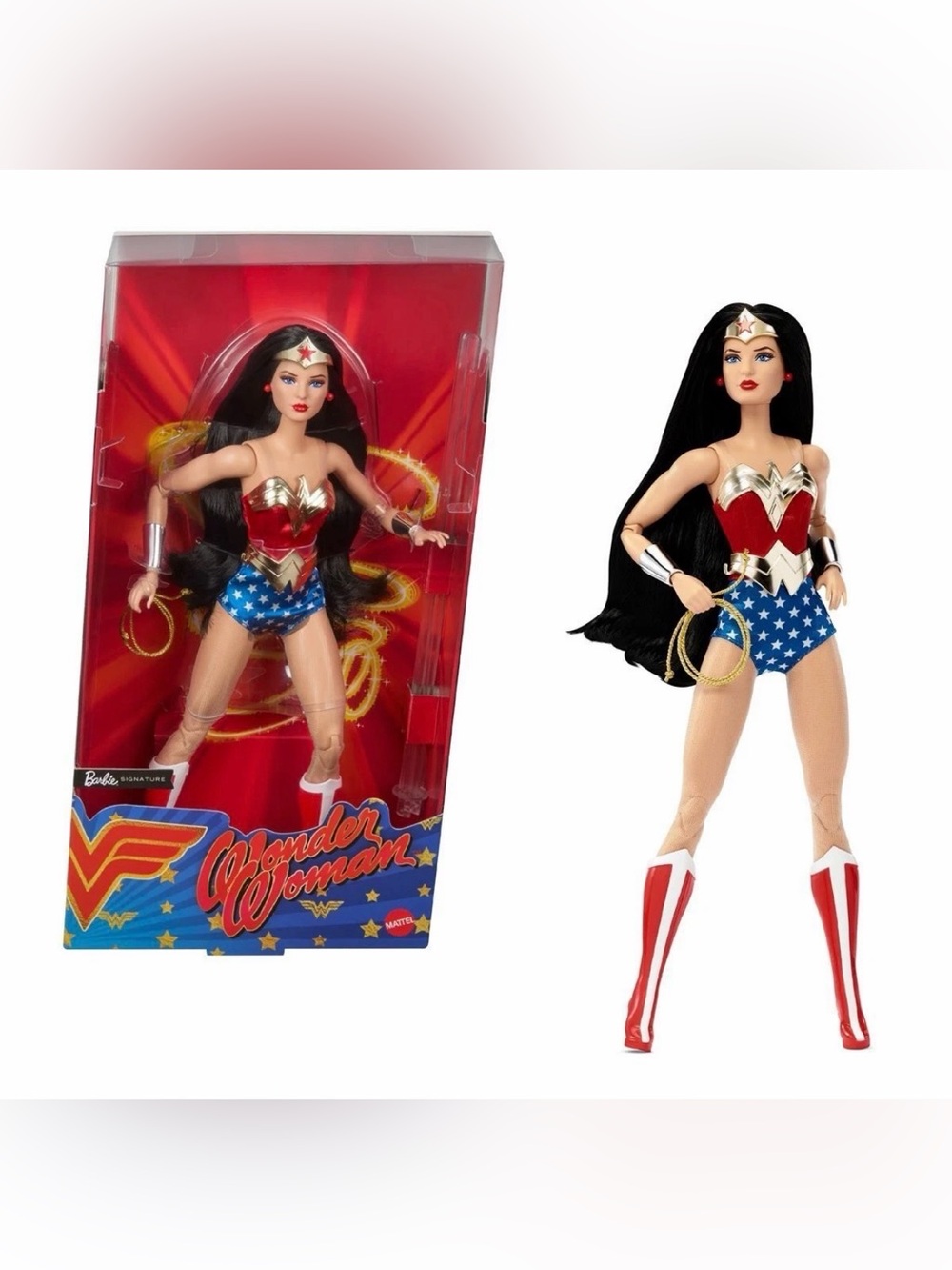 Mattel WONDER WOMAN Barbie Doll Signature 85th Anniversary Doll DC Comics Figure